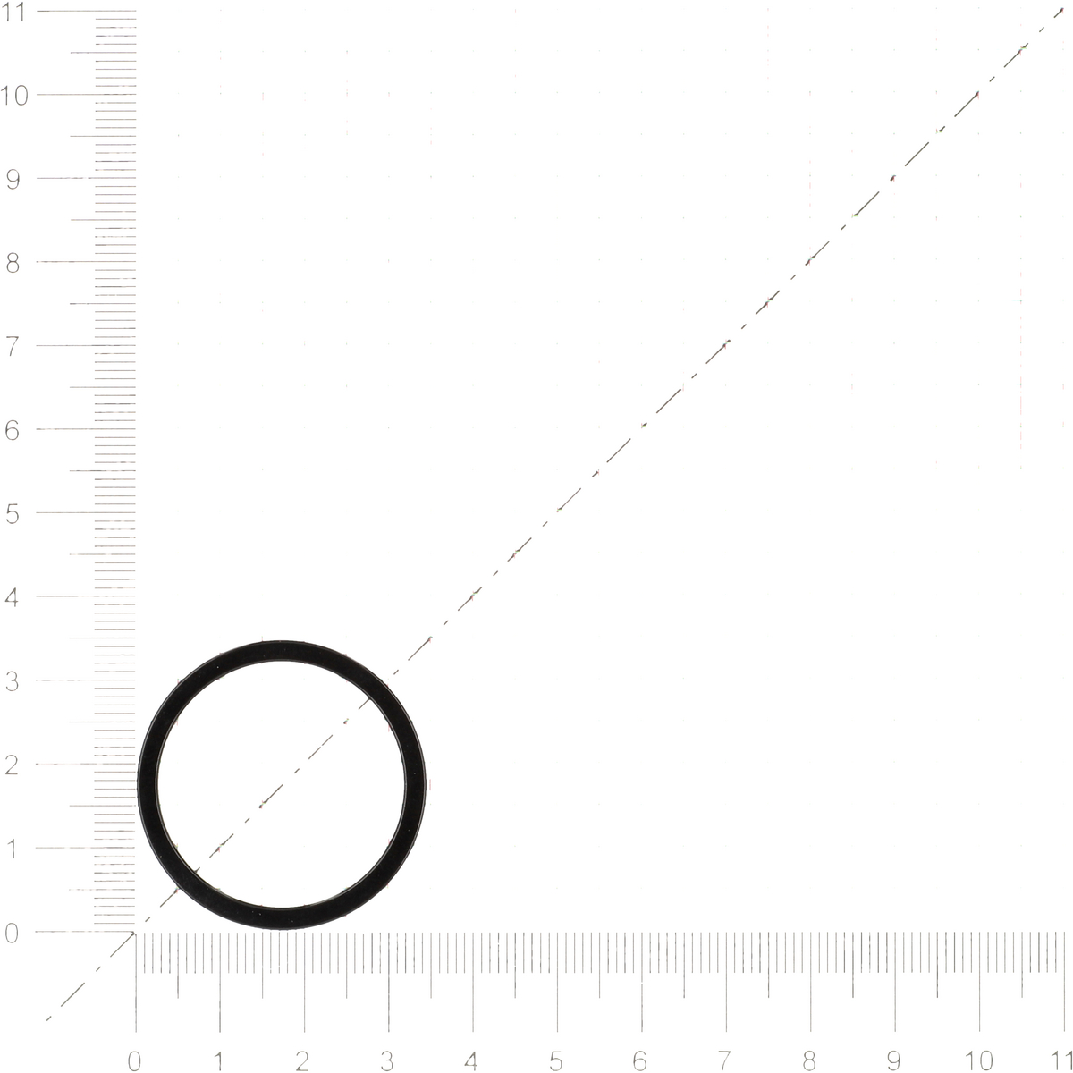 Spacer/Alu/Schwarz/2mm/1 1/8 Zoll