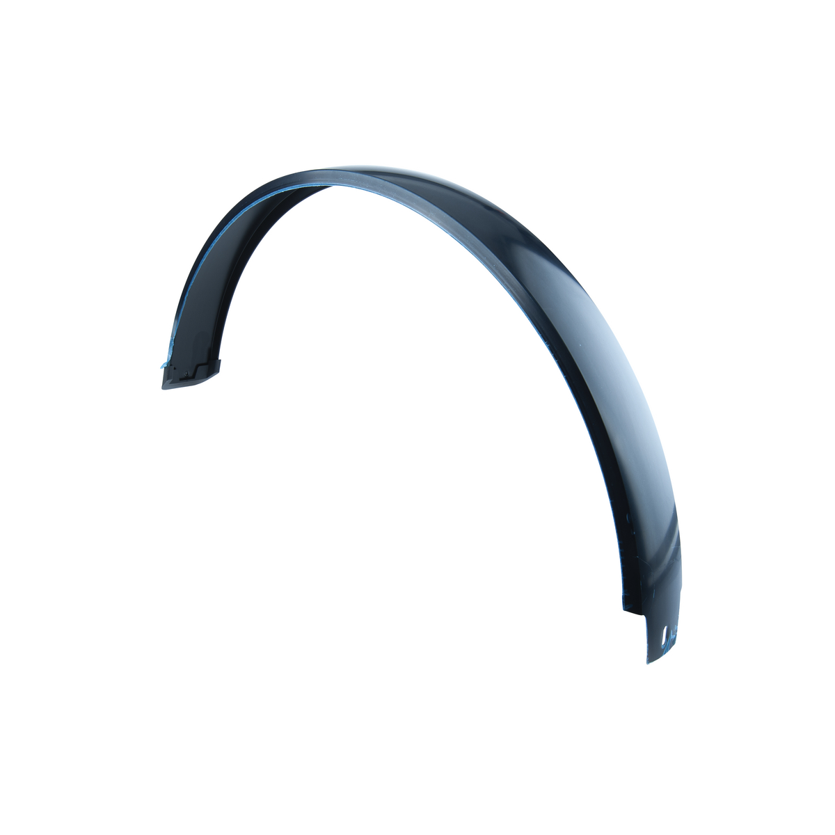 Schutzblech hinten Aluminium, schwarz matt, 28", 78mm breit inklusive Spoiler