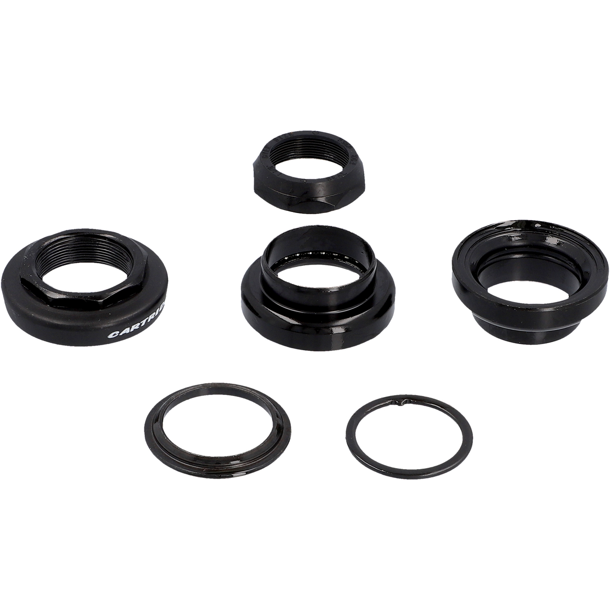 Steuersatz 1 1/8 Zoll/Ahead/6 teilig/schwarz | 636355