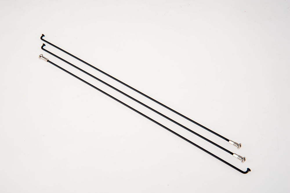 Speichen PHOENIX Durchmesser 2,3 mm Länge 284mm  Stahl schwarz