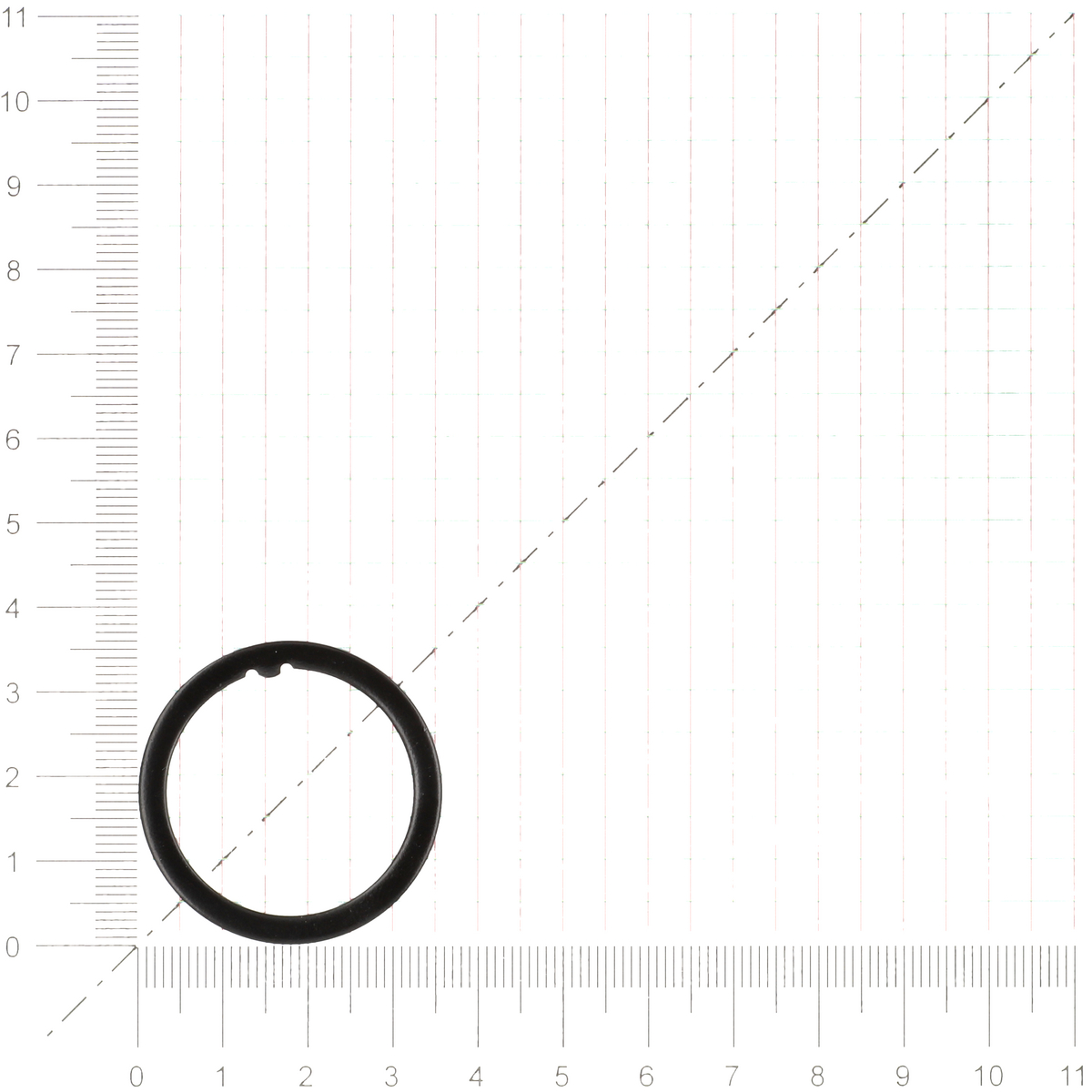 Nasenscheibe/1 1/8 Zoll/2mm