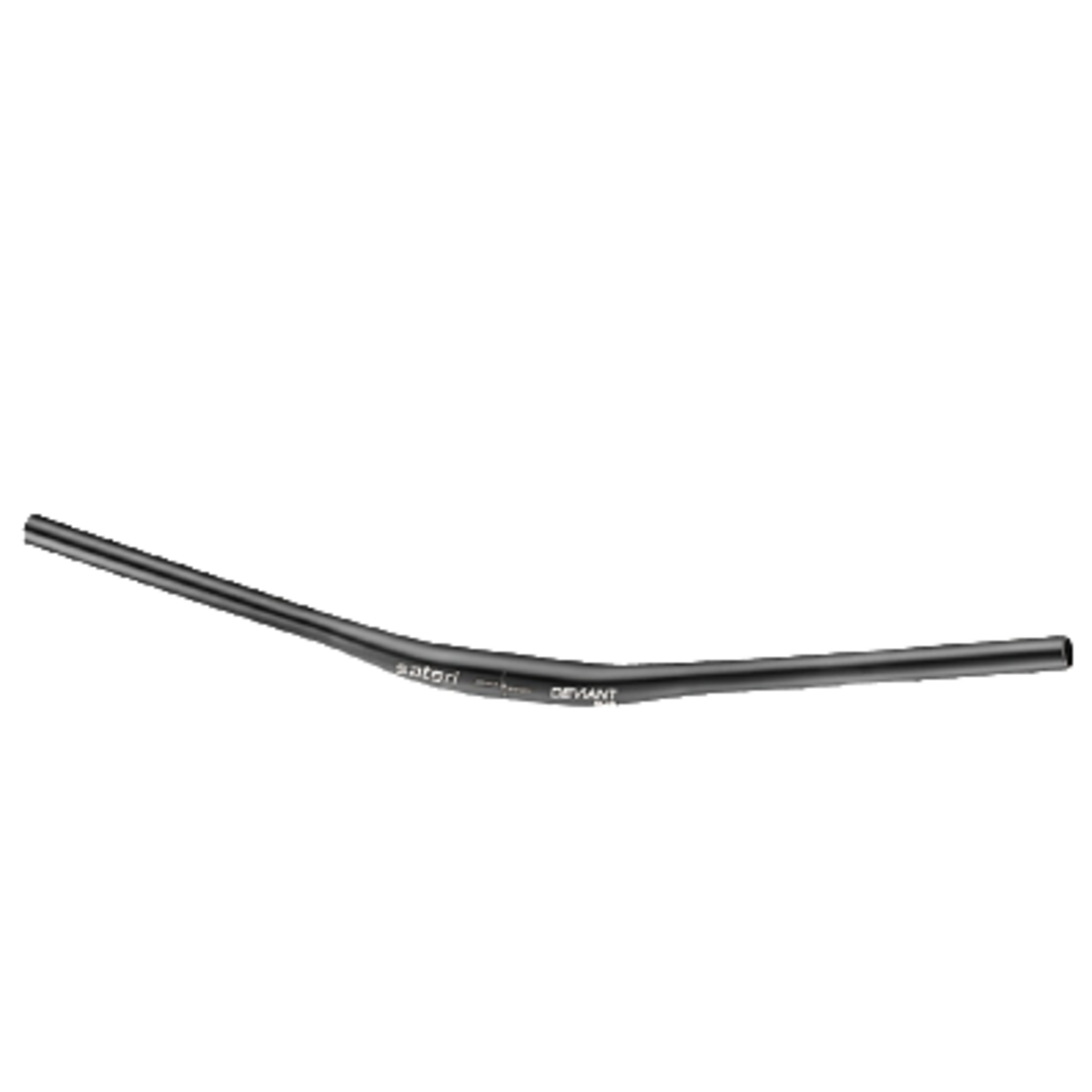 Lenker,Satori Deviant Bow, Trekking, schwarz matt mit Logo, Klemmdurchmesser 31,8mm, Länge 660mm,