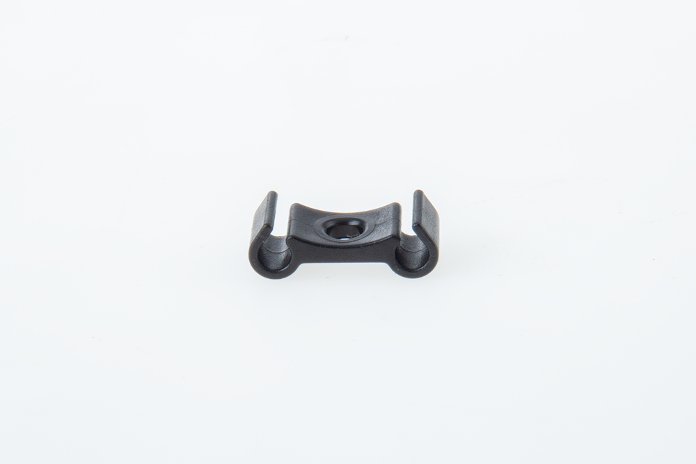 BOWDENZUGHALTER 2-FACH KUNSTSTOFF SCHWARZ (HERRMANS)