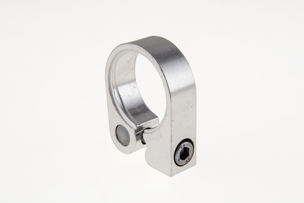 Sattelklemme/31,8mm/silber