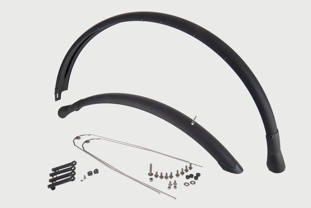 Schutzblechset Topfit Profit MD-60W 28 60 mm schwarz Kunststoff mit Halter