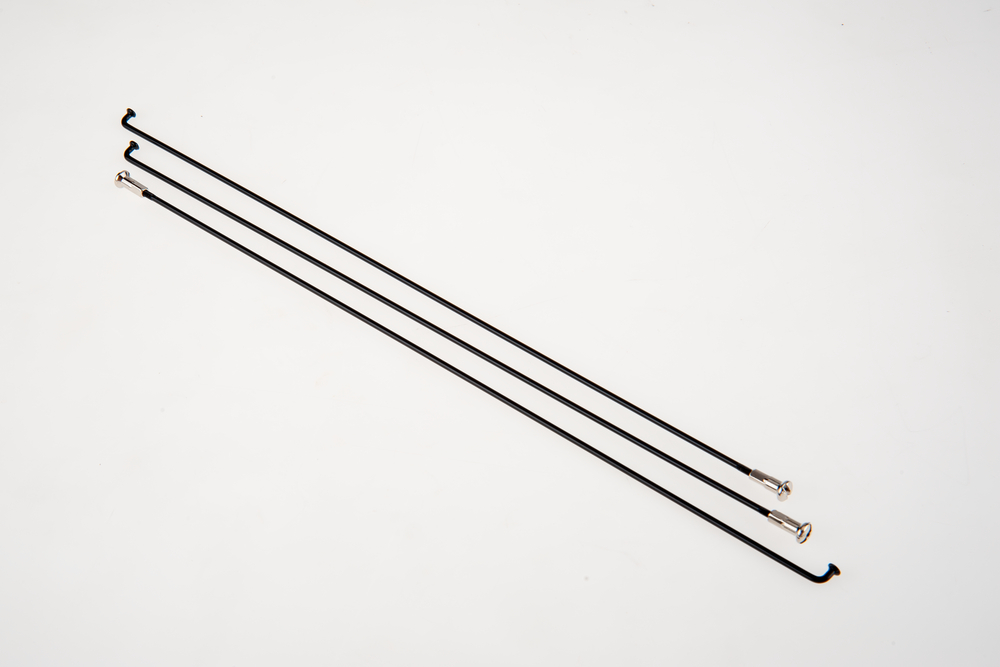 Speichen PHOENIX Durchmesser 2,3 mm Länge 285mm  Stahl schwarz