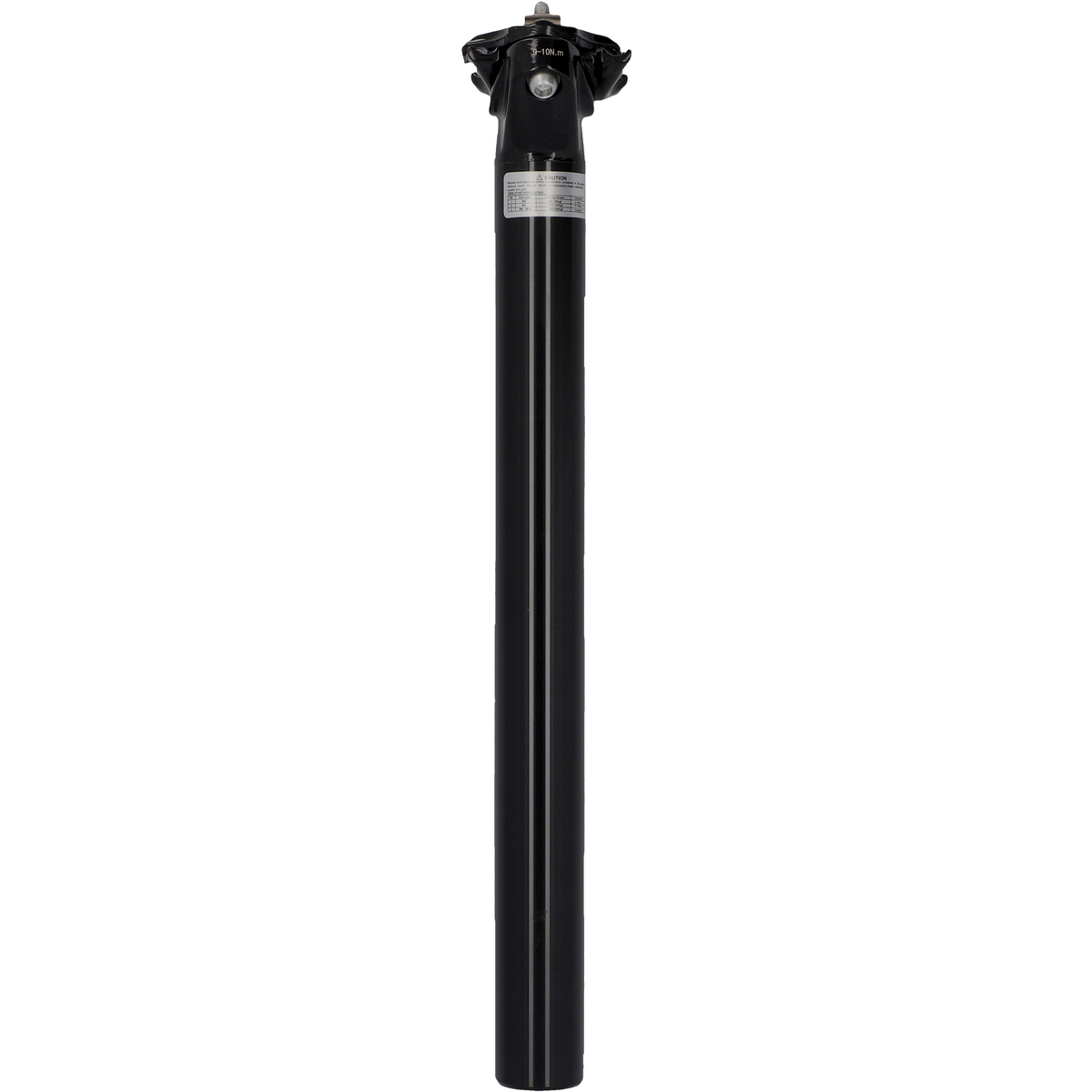 Sattelstütze 31,6x350mm lang/schwarz