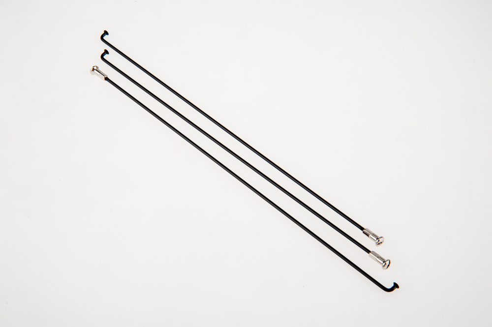 Speichen PHOENIX Durchmesser 2,3 mm Länge 249mm  Stahl schwarz