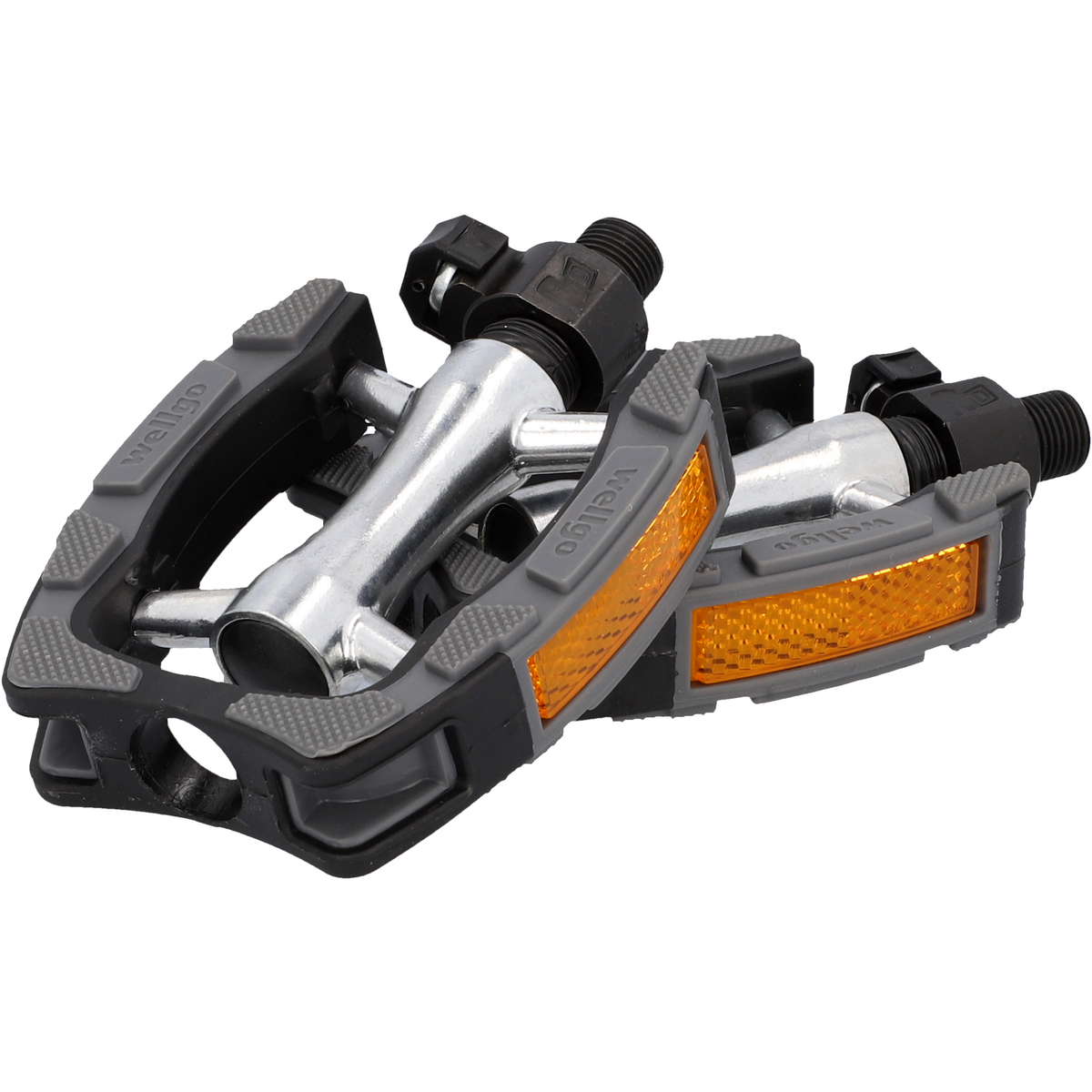PEDALEN CR-MO/ALU SILBER NON-SLIP 9/16