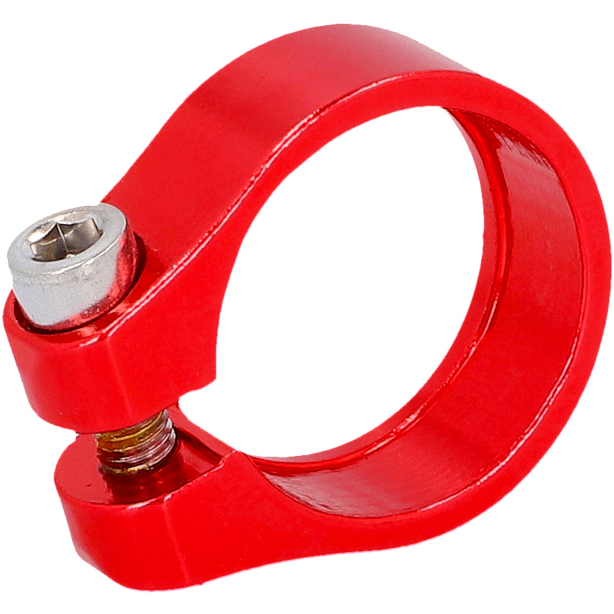 Sattelklemme/31,8mm/rot eloxiert
