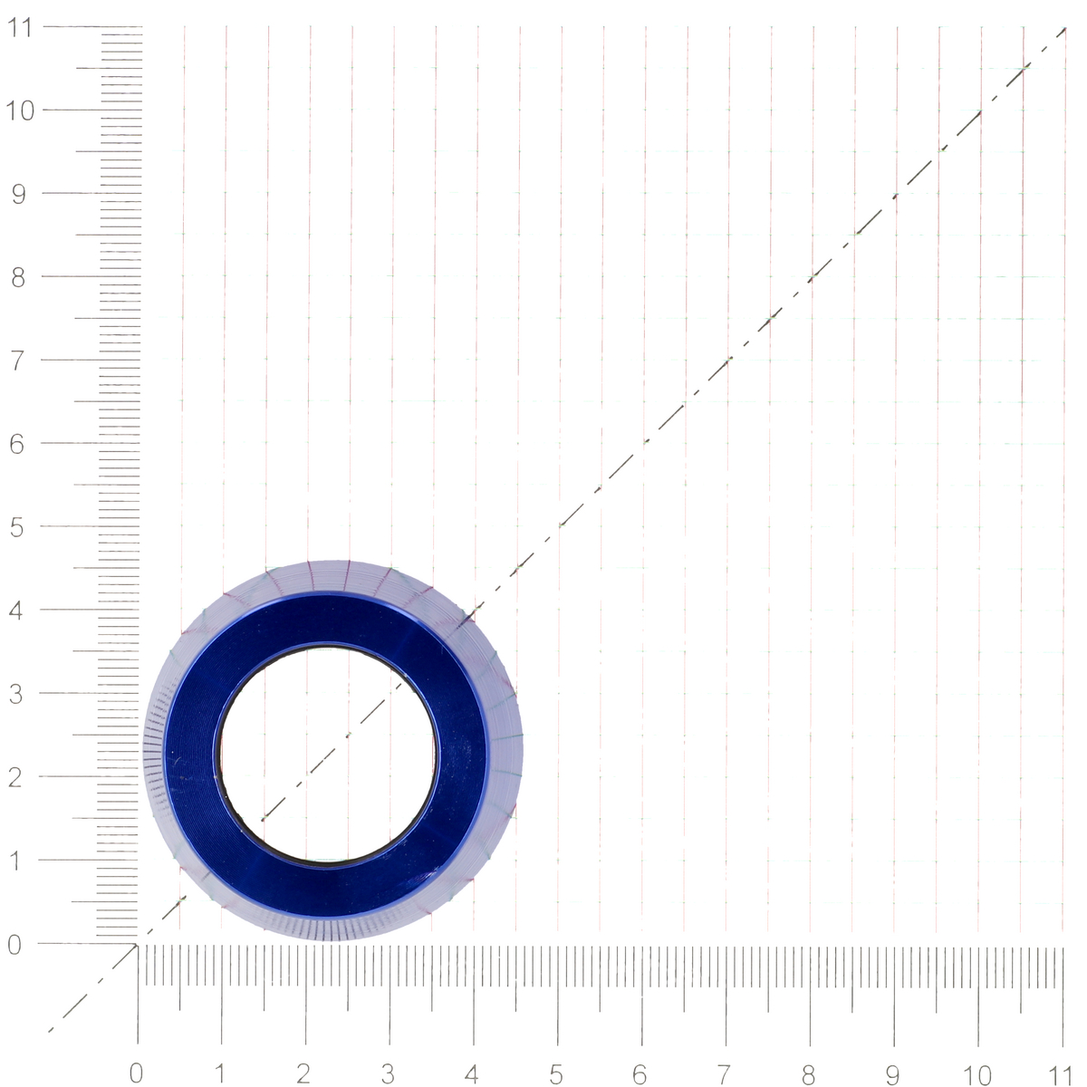 Steuersatzabdeckung 1 1/8 Zoll (blau)