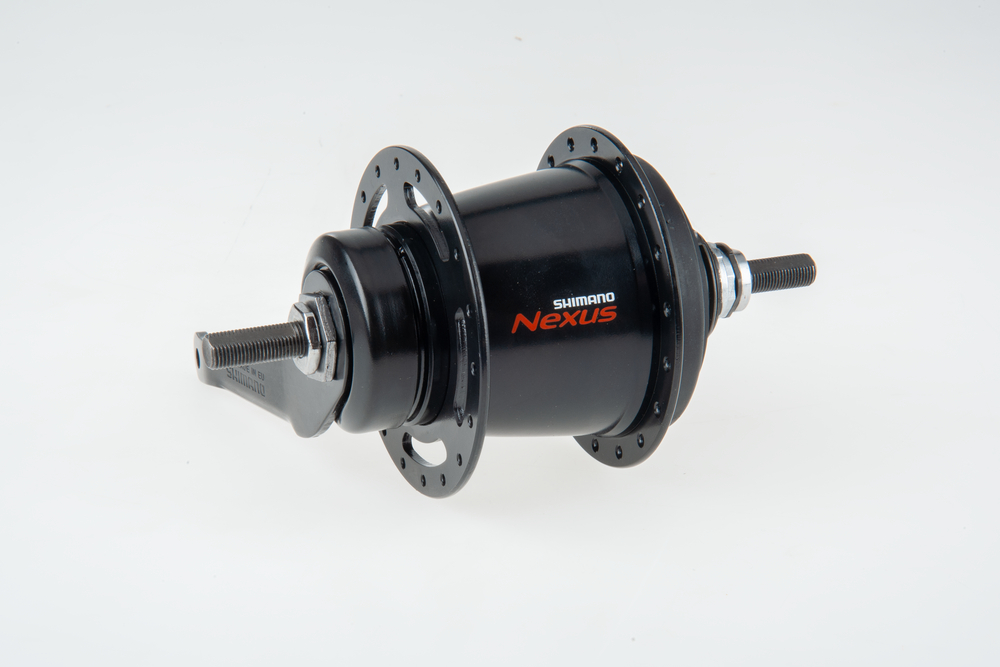 Interne Nabenschaltung,SG-C3001-7C, NEXUS, 7-Gang, Rücktritt-Bremse, 36H, 127X176MM, Schwarz